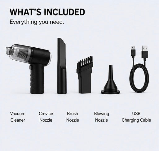 Cordless Handheld Vacuum - Powerful Cleaning Anywhere